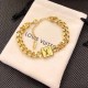 Gold Daily Letter Chains Bracelets