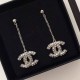 Silver Simplicity Geometric Patchwork Earrings