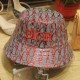 Red Street Letter Embroidered Hat