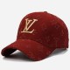 Red Street Letter Embroidered Hat