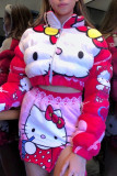 Red Sweet Print Patchwork Zipper Long Sleeve Two Pieces
