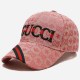 Pink Street Letter Embroidered Hat