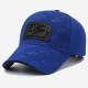Royal Blue Street Letter Patchwork Hat