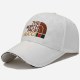 White Street Letter Embroidered Hat