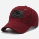 Burgundy Street Letter Patchwork Hat