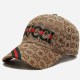 Khaki Street Letter Embroidered Hat