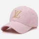 Pink Street Letter Embroidered Hat