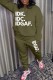 Green Casual Letter Print Basic O Neck Long Sleeve Two Pieces