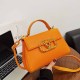 Orange Simplicity Geometric Patchwork Bags