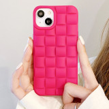 Black Casual Solid Patchwork Phone Case