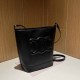 Black Simplicity Geometric Patchwork Bags