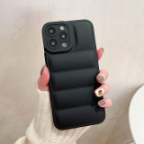 Olive Green Casual Solid Patchwork Phone Case
