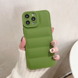 Silver Casual Solid Patchwork Phone Case