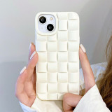 Green Casual Solid Patchwork Phone Case