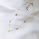 Gold Simplicity Geometric Chains Necklaces