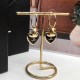 Black Street Geometric Patchwork Earrings