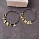 Gold Simplicity Letter Patchwork Earrings