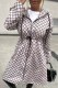 White Street Letter Patchwork Hooded Collar Outerwear