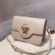 Khaki Simplicity Figure Solid Zipper Bags