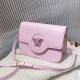 Pink Simplicity Figure Solid Zipper Bags