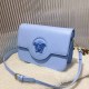 Blue Simplicity Figure Solid Zipper Bags