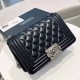 Black Simplicity Solid Chains Bags