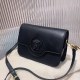Black Simplicity Figure Solid Zipper Bags