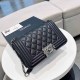 Black Simplicity Solid Chains Bags