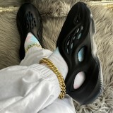 Black Casual Hollowed Out Round Comfortable Shoes