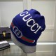 Blue Street Letter Embroidered Hat