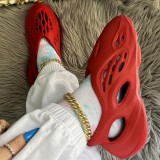 Red Casual Hollowed Out Round Comfortable Shoes