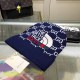 Blue Street Letter Patchwork Hat