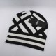 White Street Letter Patchwork Hat