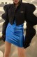 Black Casual Solid Patchwork Mandarin Collar Outerwear