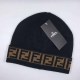 Black Street Letter Patchwork Hat