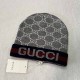 Gray Blue Street Letter Patchwork Hat