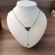 Black Street Letter Chains Necklaces