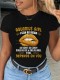 Black Street Lips Printed Patchwork O Neck T-Shirts