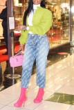 Pink Casual Solid Cardigan O Neck Outerwear