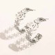 Silver Street Geometric Patchwork Earrings