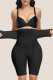 Black Sexy Solid Patchwork Basic Bustiers