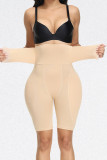 Skin Color Sexy Solid Patchwork Basic Bustiers