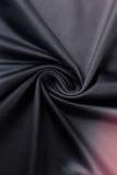 Black Sexy Casual Print Basic U Neck Vest Dress Dresses