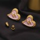 Pink Daily Geometric Earrings