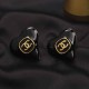Black Daily Geometric Earrings