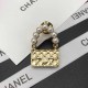Gold Elegant Geometric Pearl Earrings
