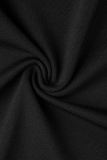Black Sexy Solid Mesh Spaghetti Strap Skinny Jumpsuits