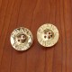 Gold Simplicity Letter Hollowed Out Earrings