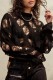 Black Sexy Casual Solid Ripped Hollowed Out See-through O Neck Tops