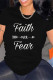Black Fashion Casual Print Basic O Neck T-Shirts